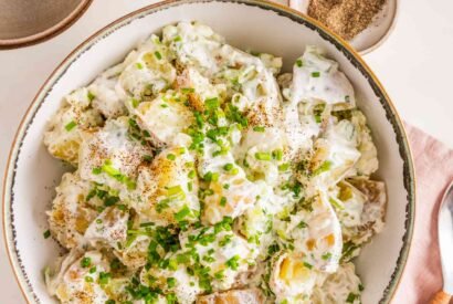 Thumbnail for Sour Cream and Onion Potato Salad Recipe