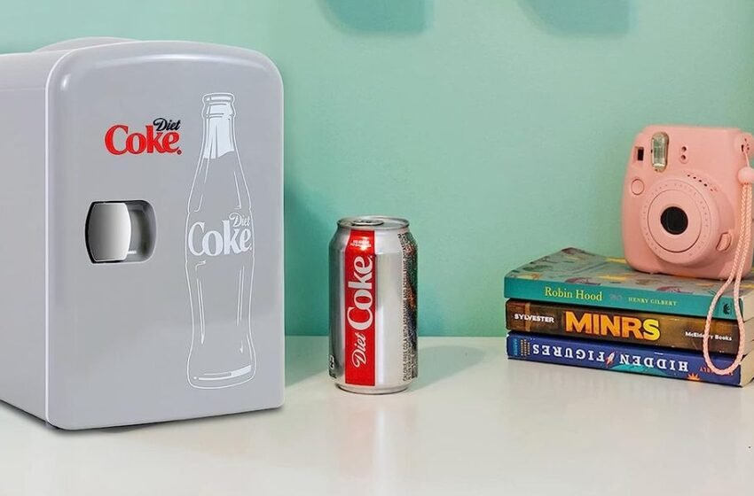 The TikTok Viral Diet Coke Mini Fridge Is Only $29 On Amazon